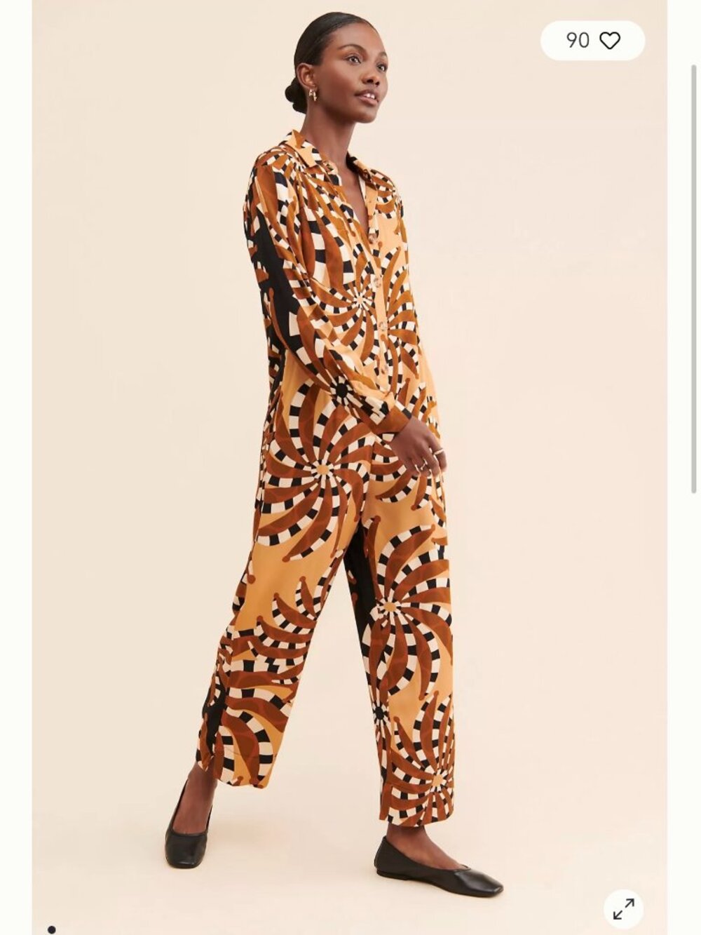 FARM Rio Mixed Banana Jumpsuit